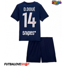 Dres Paris Saint-Germain Desire Doue #14 Domáci pre deti 2025-26 Krátky Rukáv (+ trenírky)